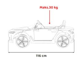 4x4 vaikiskos - Vaikiškas elektromobilis BMW I4, juodas (Black) - 3 nuotrauka