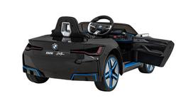 4x4 vaikiskos - Vaikiškas elektromobilis BMW I4, juodas (Black) - 14 nuotrauka