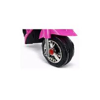 vaiku elektrinis - Vaikiškas elektrinis motociklas Lean Toys HC8051, rožinė - 3 nuotrauka