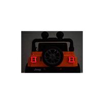 elektromobilis jeep - Lean Cars Jeep Rubicon 4x4 DK-JWR556, oranžinis (Orange) - 2 nuotrauka