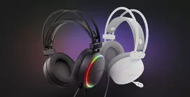 gaming microphone - Genesis RGB Gaming Headset | Neon 613 G2 | Wired | Over-ear | Microphone | White | NSG-2308 - 2 nuotrauka