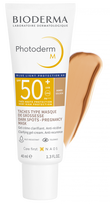 veido kremai nuo saules spf 50 - Bioderma Photoderm M Golden SPF50+, 40 ml - 2 nuotrauka