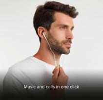 ausiniu muzika - SBS earphones Studio Mix 65c USB-C, white | TEFINDBTAPK - 2 nuotrauka