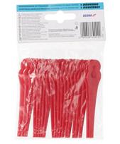 peilio - Plastikiniai žoliapjovės peiliai DEDRA DED69902, 20 vnt. - 2 nuotrauka
