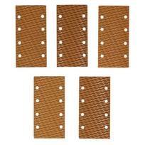 velcro juosta - Šlifavimo popierius DEDRA DED7943R4, #120, 92x182 mm, su velcro, 5 vnt. - 2 nuotrauka