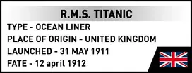 konstruktorius cobi - Cobi konstruktorius R.M.S. Titanic 1688 - 2 nuotrauka