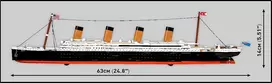 konstruktorius cobi - Cobi konstruktorius R.M.S. Titanic 1688 - 6 nuotrauka