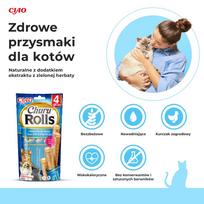 churu inaba - Churu Rolls Chicken Tuna skanėstai katėms 40 g - 7 nuotrauka