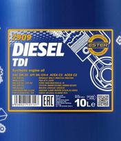 variklio tepalai - Mannol Diesel TDI, 5W30, 10L - 2 nuotrauka