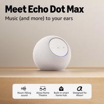 alexa kolonele - Amazon Echo Dot Max (2025) Juodas (Black) - 5 nuotrauka