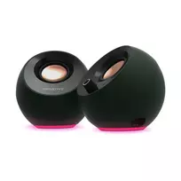 creative koloneles - Creative Pebble PRO Black (Juodos) - 3 nuotrauka
