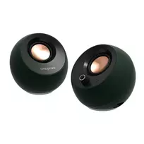 creative koloneles - Creative Pebble PRO Black (Juodos) - 4 nuotrauka