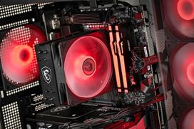 gaming stacionaras - Actina Gaming GameOn ,  Ryzen 7 5700X3D ,  RX 7700 XT 12GB ,  32GB DDR4 ,  1TB SSD ,  Juodas (Black) - 7 nuotrauka