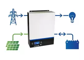 saules inverteris - Hibridinis saulės inverteris AZO Digital ESB 6KW-24 - 3 nuotrauka