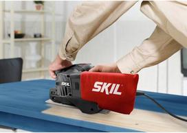 650 w - Juostinis šlifuoklis „Skil“ 1210 AA, 650 W, dėžėje - 3 nuotrauka