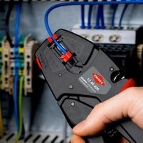 laidu reples - Replės laidų nuizoliavimui KNIPEX 1240 - 6 nuotrauka