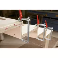 metalo spaustuvai - Spaustuvas Bessey classiX GSH GSH16, 765 kg, plastikas/metalas, 160 mm x 80 mm - 4 nuotrauka