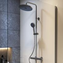 duso sistema chromas - Dušo sistema su termostatiniu maišytuvu Ideal Standard Ceratherm T25+, chromas (Chrome) - 3 nuotrauka