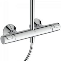 duso sistema chromas - Dušo sistema su termostatiniu maišytuvu Ideal Standard Ceratherm T25+, chromas (Chrome) - 7 nuotrauka