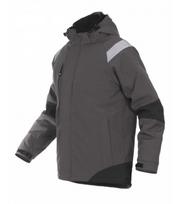bo safety - Darbinė striukė Bo Safety, juoda/pilka, XL dydis - 2 nuotrauka