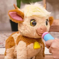 pliusines karves - Interaktyvi pliušinė karvė Hasbro FurReal Maggie, ruda (272-28158) - 2 nuotrauka