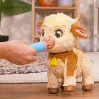pliusines karves - Interaktyvi pliušinė karvė Hasbro FurReal Maggie, ruda (272-28158) - 4 nuotrauka