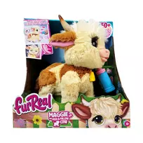 pliusines karves - Interaktyvi pliušinė karvė Hasbro FurReal Maggie, ruda (272-28158) - 6 nuotrauka