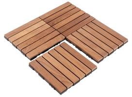 2 cm plyteles terasoms - PXDECK Terasų plytelė, 30 cm x 30 cm x 2 cm, ruda (Brown) - 3 nuotrauka