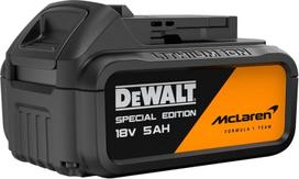 akumuliatorinis slifuoklis senukai - Dewalt DCG45MP2T 18V XR, 125mm MCLAREN 2x5Ah - 2 nuotrauka