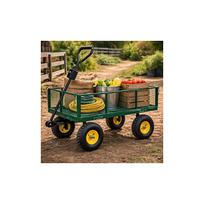 vezimelius - Lean Lankstus Sodo Vežimėlis, Plieninė Priekaba, 200 kg - 3 nuotrauka