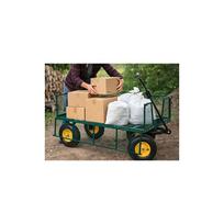 vezimelius - Lean Lankstus Sodo Vežimėlis, Plieninė Priekaba, 200 kg - 7 nuotrauka