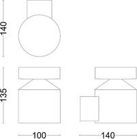 philips lauko sviestuvas - Philips - LED sieninis lauko šviestuvas LAVEN LED/6W/230V 2700K IP44 - 2 nuotrauka