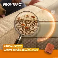 nuo blusu sunims - FRONTPRO tabletės nuo blusų ir erkių šunims (>25-50 kg) - 3x 136mg - 5 nuotrauka