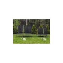 batutas trampolines - Batutas Lean Sport 3956, 426 cm, su tinklu, su kopėčiomis - 2 nuotrauka