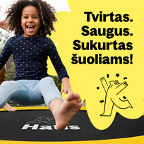 3 laipteliai - Batutas Hatis, 366 cm, su tinklu, su kopėčiomis - 7 nuotrauka