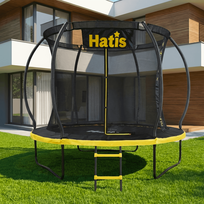 kopecios 3 laipteliai - Batutas Hatis, 305 cm, su tinklu, su kopėčiomis - 3 nuotrauka