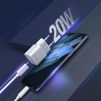 sieninis ikroviklis usb c - Choetech 20W Type C Wall Charger White EU Q5004 EU - 4 nuotrauka
