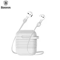 ausine silikoniniai - Baseus "Soft Thin airPods Pro Case" Gray - 2 nuotrauka