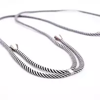 strip juosteles - Korpuso galas, galinis dangtelis Evelatus         Samsung      A50 Case with rope Black Stripes       Transparent - 4 nuotrauka
