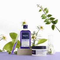 neutralizuojanti geltonus - Phyto Purple No Yellow kaukė šviesiems plaukams 200 ml - 2 nuotrauka
