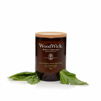 woodwick - Woodwick Renew Tomato Leaf & Basil Scented Candle kvapioji žvakė, 168 g - 2 nuotrauka
