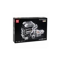 automobilio konstruktorius - Lean Toys V8 variklio konstruktorius 2024 vnt - 2 nuotrauka