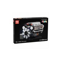 elite - Lean Toys konstruktorius V8 variklis 552 vnt - 2 nuotrauka
