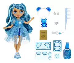 rainbow lele - Lėlė su priedais Rainbow High Creative Crystals Skyler, 28 cm - 7 nuotrauka