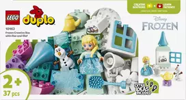 bigbox lego - LEGO DUPLO „Ledo šalies“ kūrybiška dėžė su Elza ir Olafu 10462 - 7 nuotrauka