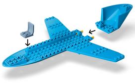 lego konstruktoris - LEGO City Keleivinis reaktyvinis lėktuvas 60492 - 9 nuotrauka