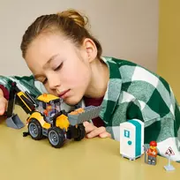 bigbox lego - LEGO City Geltonas ekskavatorius-krautuvas 60480 - 3 nuotrauka