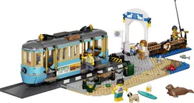 lego konstruktoris - LEGO City Klasikinis paplūdimio tramvajus 60506 - 5 nuotrauka