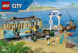 lego konstruktoris - LEGO City Klasikinis paplūdimio tramvajus 60506 - 7 nuotrauka
