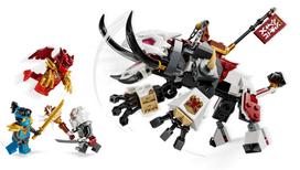 legajos - Lego Ninjago Zilvar ir drakonas-pabaisa Grimtak 71863 - 10 nuotrauka